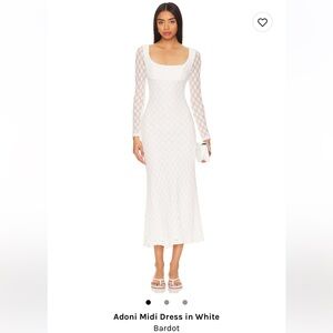 Bardot white dress - size S